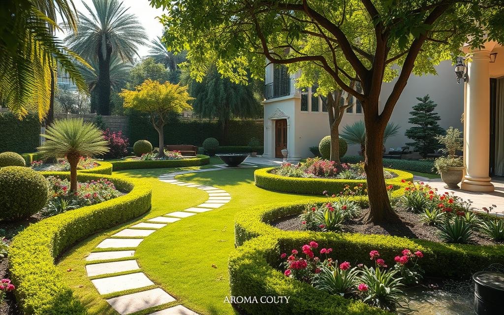 تنسيق حدائق منزلية في حي العليا الرياض
